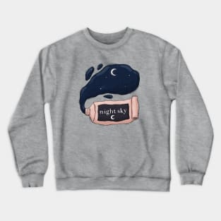 Night Sky Paint Tube Crewneck Sweatshirt